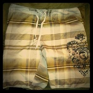 Burnside shorts in exc cond w/ great graphics sz36